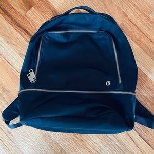 Lululemon Black & Gold Backpack